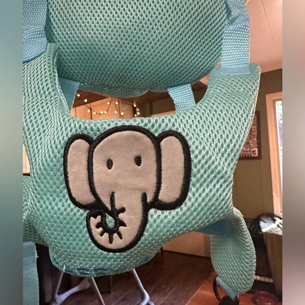 NIB! Baby Walker Head Protector Toddler Backpack Wear Safety Pad